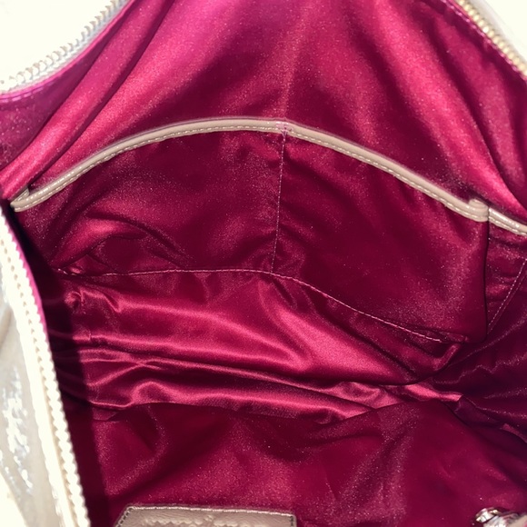 Cole Haan Essex Tan Patent Leather Hobo Shoulder Bag - Picture 10 of 16